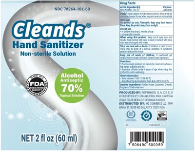 Etiqueta  Cleands tubo 60 ml